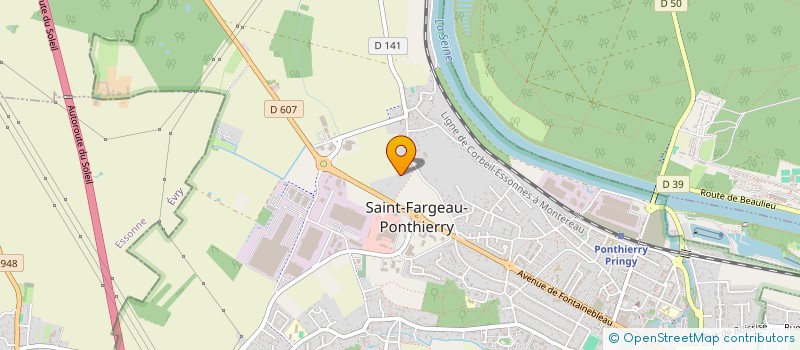 localisation de l'entreprise SCI TRANSAT IMMOBILIER  SAINT-FARGEAU-PONTHIERRY