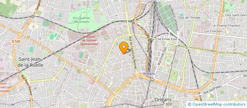 localisation de l'entreprise SCI TRANSFORMATION à ORLEANS