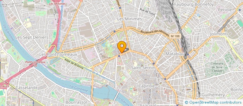 localisation de l'entreprise SCI TRANSHUB à TOULOUSE