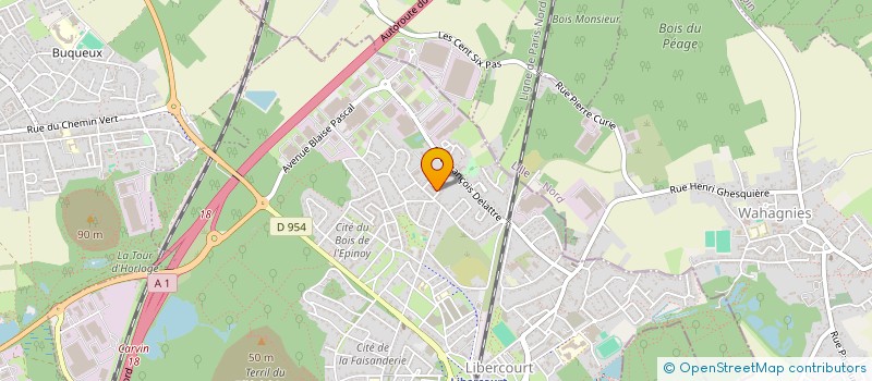 localisation de l'entreprise SCI TRANSIMMO  LIBERCOURT