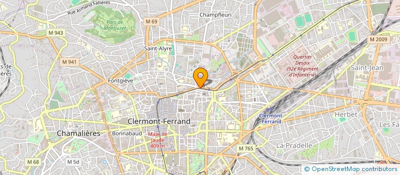 localisation de l'entreprise SCI TRANSIT  CLERMONT-FERRAND