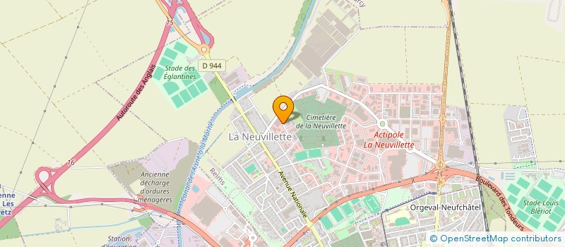 localisation de l'entreprise SCI TRANSITIQUE  REIMS