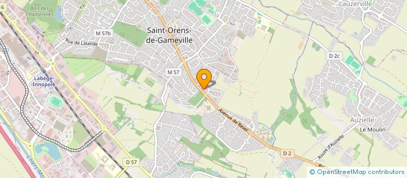 localisation de l'entreprise SCI TRANSLAURAGAISE  SAINT-ORENS-DE-GAMEVILLE