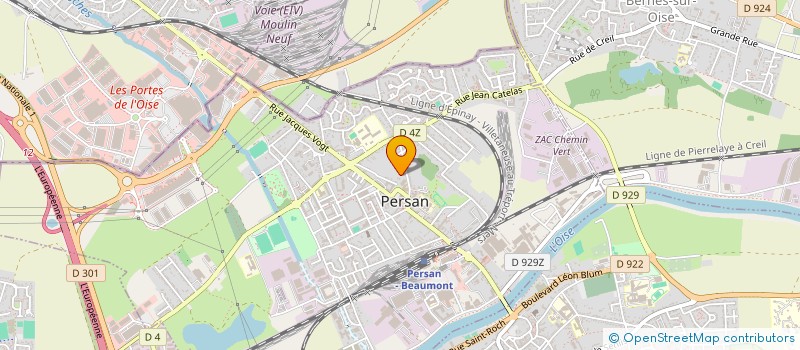 localisation de l'entreprise SCI TRANSPORT TITOUH INVEST  PERSAN