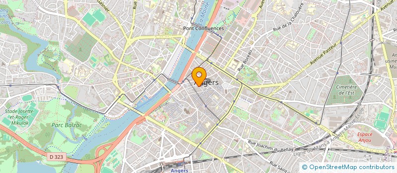 localisation de l'entreprise SCI TRANSPORTEURS ROUTIERS MAINE & LOIRE à ANGERS