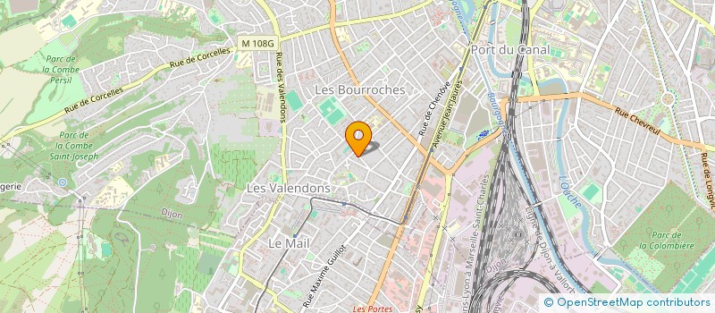 localisation de l'entreprise SCI TRANSPORTS BERNARD A à DIJON