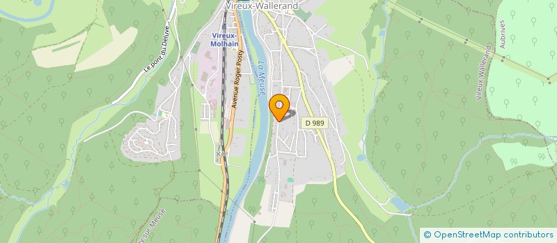 localisation de l'entreprise SCI TRANSVIR  VIREUX-WALLERAND