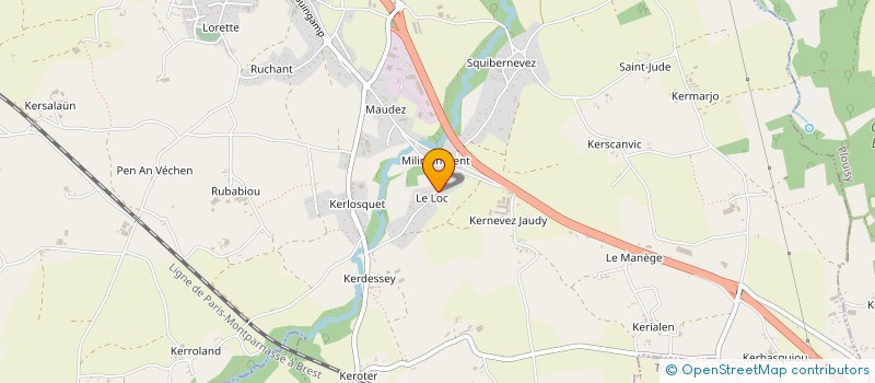 localisation de l'entreprise SCI TRAOU FOSS  PEDERNEC