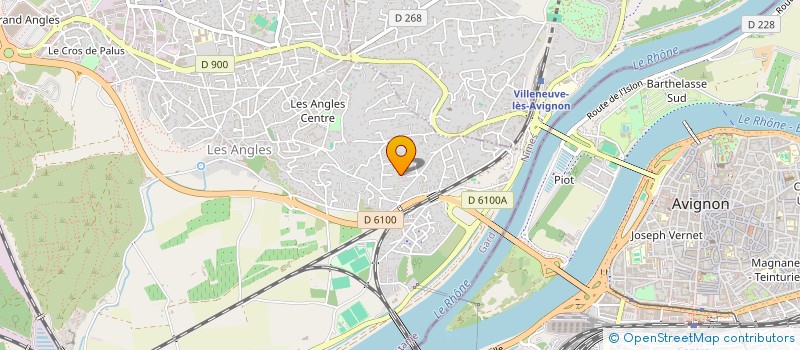 localisation de l'entreprise SCI TRAPENTE  LES ANGLES