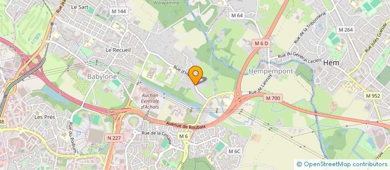 localisation de l'entreprise SCI TRAPINKA à VILLENEUVE D ASCQ