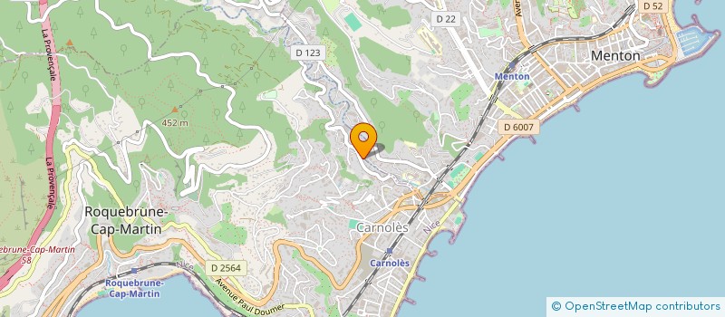 localisation de l'entreprise SCI TRAPS à ROQUEBRUNE-CAP-MARTIN