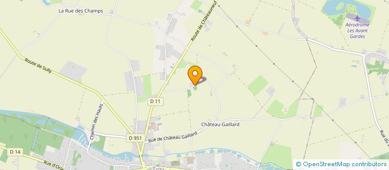 localisation de l'entreprise SCI TRASBOT ET CIE à TIGY