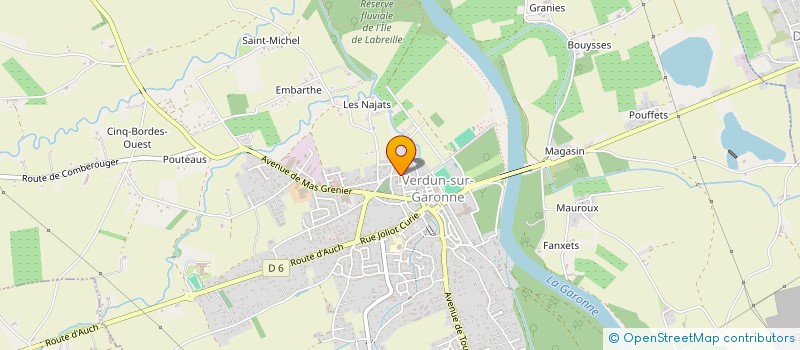 localisation de l'entreprise SCI TRASTET ET FILS  BEAUPUY