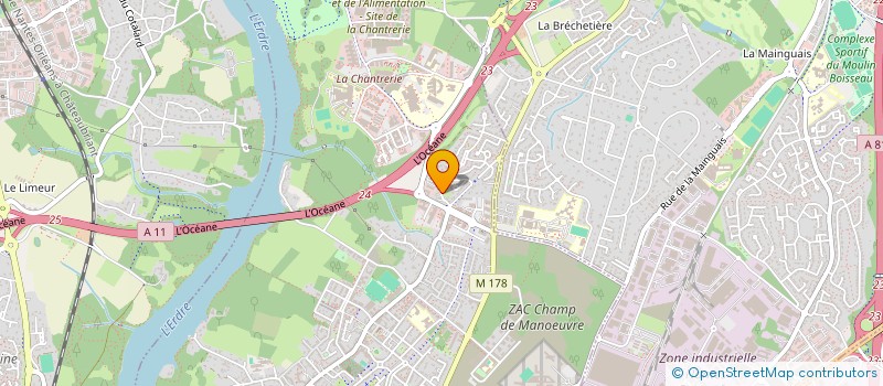 localisation de l'entreprise SCI TRAVAUX PUBLICS PAYS DE LOIRE à NANTES