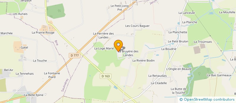 localisation de l'entreprise SCI TRAVERS  JANZE