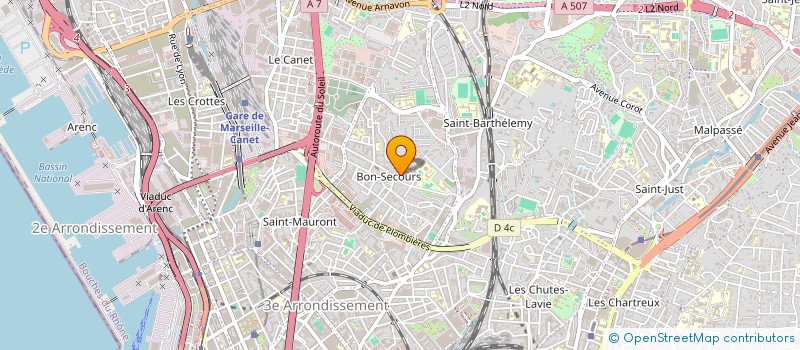 localisation de l'entreprise SCI TRAVERSE DU PROGRES à MARSEILLE