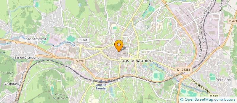 localisation de l'entreprise SCI TRAVERSIERE  LONS-LE-SAUNIER