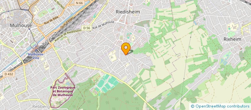 localisation de l'entreprise SCI TRAVIATA  RIEDISHEIM