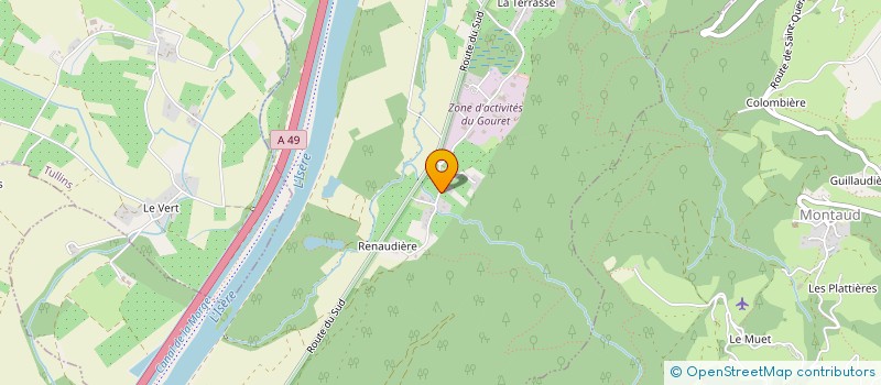 localisation de l'entreprise SCI TRAVIER FILS  SAINT-QUENTIN-SUR-ISERE