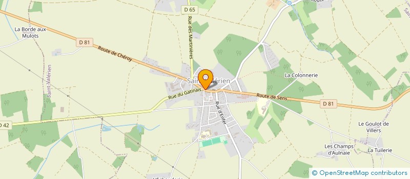 localisation de l'entreprise SCI TRAVIMMO  SAINT-VALERIEN