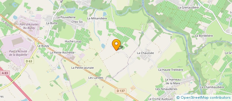 localisation de l'entreprise SCI TRAVOT  SAINT-FIACRE-SUR-MAINE