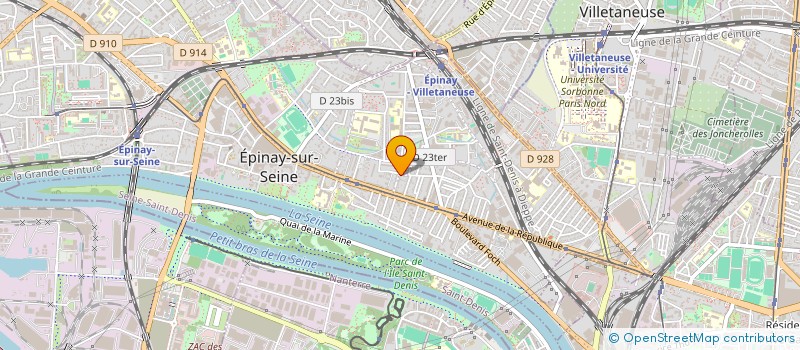localisation de l'entreprise SCI TRB ASSOCIATION à EPINAY-SUR-SEINE