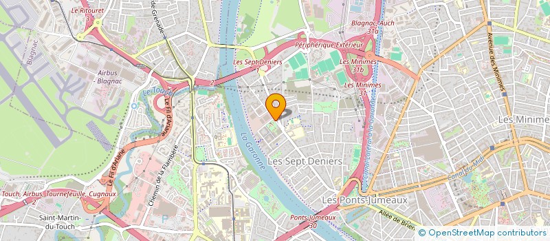 localisation de l'entreprise SCI TRC2 à TOULOUSE