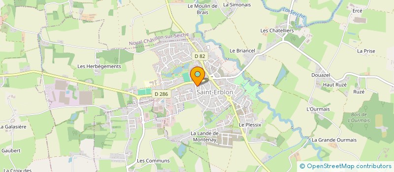 localisation de l'entreprise SCI TRCRS  SAINT-ARMEL