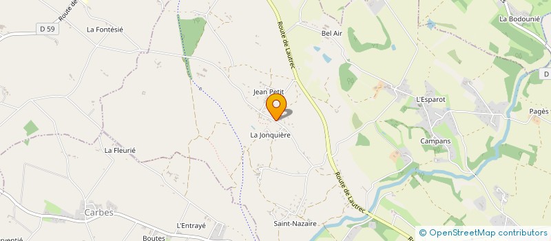 localisation de l'entreprise SCI TRE  CASTRES