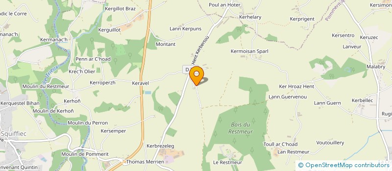 localisation de l'entreprise SCI TREBE  POMMERIT-LE-VICOMTE