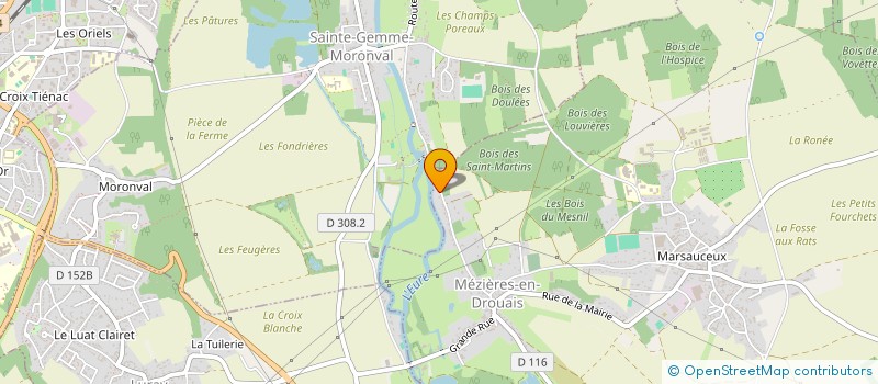 localisation de l'entreprise SCI TREBEL à SAINTE-GEMME-MORONVAL