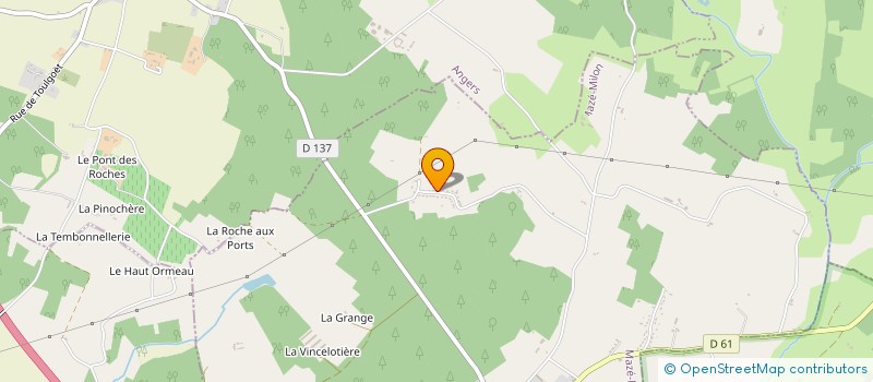 localisation de l'entreprise SCI TREBEL  MAZE-MILON