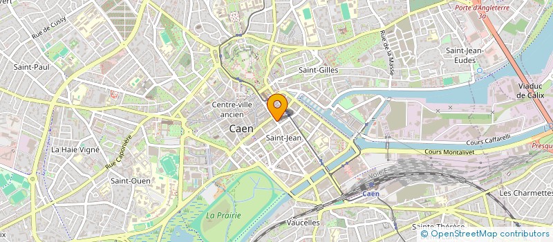 localisation de l'entreprise SCI TREBER à CAEN