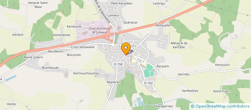 localisation de l'entreprise SCI TREBIHAN 2  LANGUIDIC