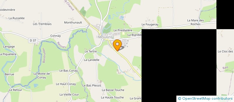 localisation de l'entreprise SCI TREBON-GILBERT  MOULINS