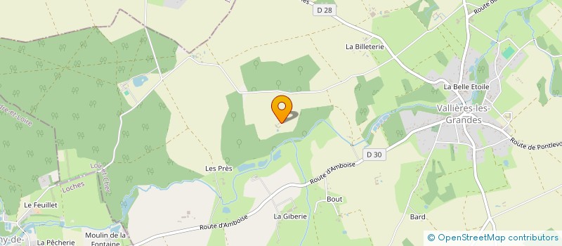 localisation de l'entreprise SCI TREBOR  VALLIERES-LES-GRANDES