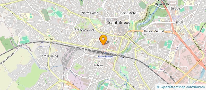 localisation de l'entreprise SCI TREBOR à SAINT-BRIEUC