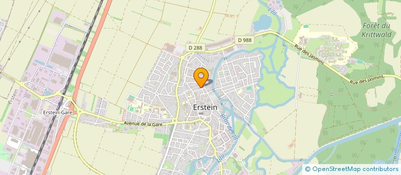 localisation de l'entreprise SCI TRECELIN  MATZENHEIM