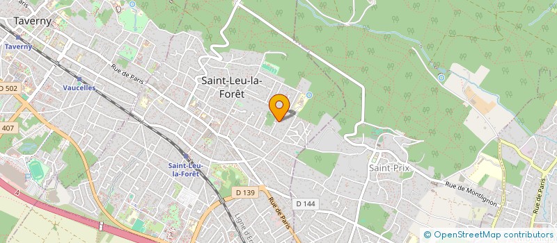 localisation de l'entreprise SCI TRECHAUD  SAINT-LEU-LA-FORET