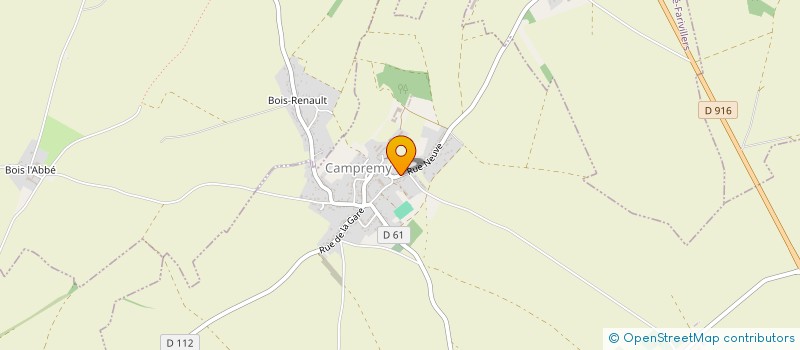 localisation de l'entreprise SCI TREDEZVALCARO  CAMPREMY