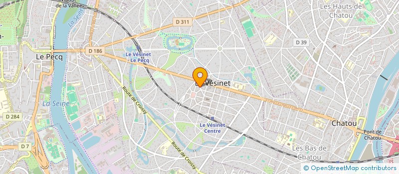 localisation de l'entreprise SCI TREDICINI DE SAINT SEVERIN  LE VESINET