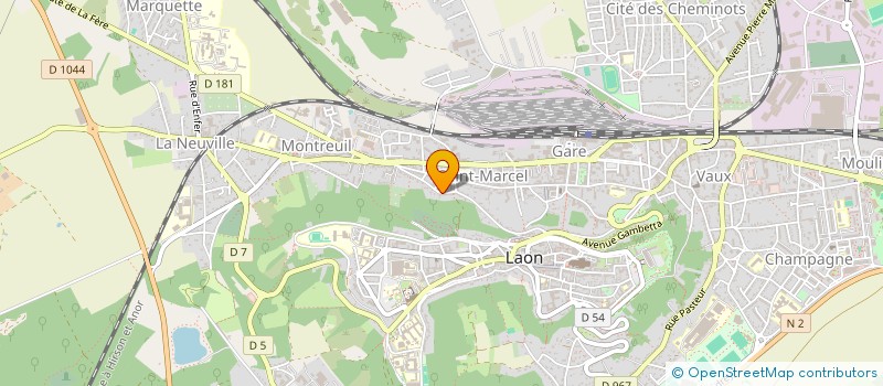 localisation de l'entreprise SCI TREFCON KIAVUE à LAON