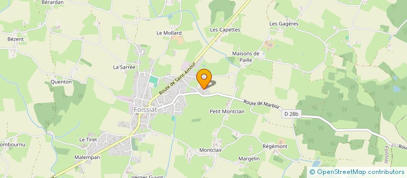 localisation de l'entreprise SCI TREFFORT à FOISSIAT