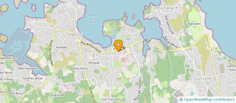 localisation de l'entreprise SCI TREGA BREIZH  TREGASTEL