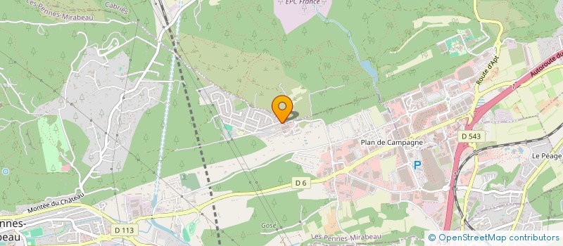 localisation de l'entreprise SCI TREGDAT à LES PENNES-MIRABEAU