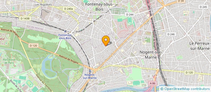 localisation de l'entreprise SCI TREGEL  NOGENT-SUR-MARNE