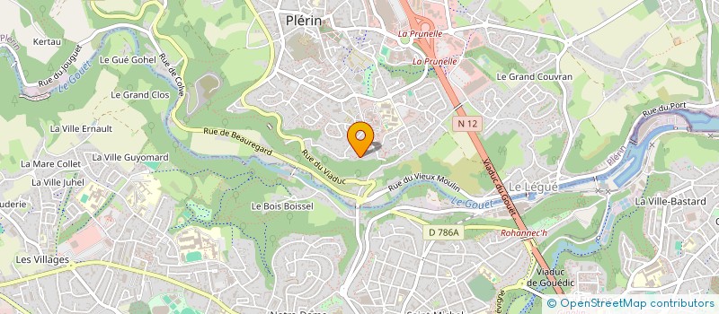 localisation de l'entreprise SCI TREGOR  PLERIN