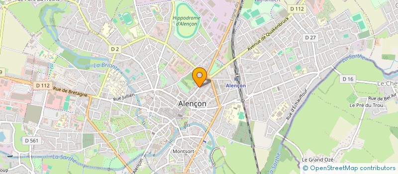 localisation de l'entreprise SCI TREGORNE à ALENCON