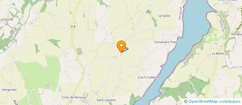 localisation de l'entreprise SCI TREGROS HUON  MINIHY-TREGUIER