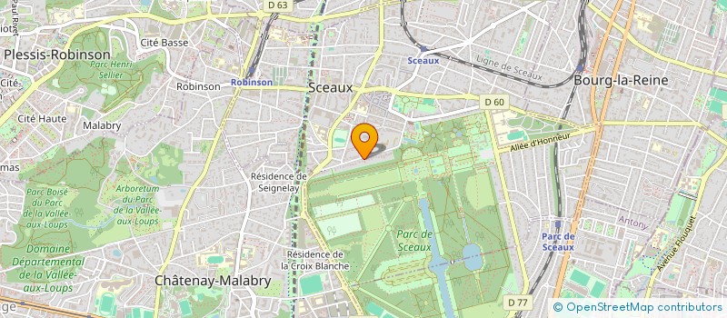 localisation de l'entreprise SCI TREGUIER à SCEAUX